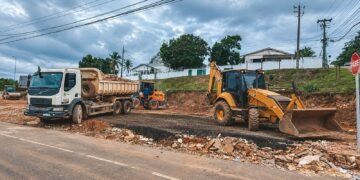 Novo espaço para comércio é preparado para as comemorações dos 112 anos de Porto Velho