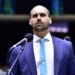Eduardo Bolsonaro critica Moraes: juiz parcial e corrupto