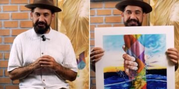 Eduardo Kobra transforma luto em arte com mural “A Mão de Deus”