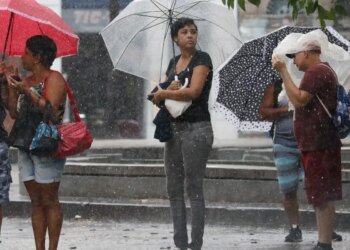 Inmet alerta para tempestades no Sudeste e Sul do país