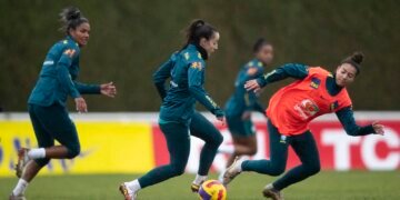 Seleção feminina estreia no Beira-Rio em amistoso contra Argentina