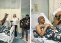 Cantor gospel com múltiplos tumores recebe oração e louvor em hospital