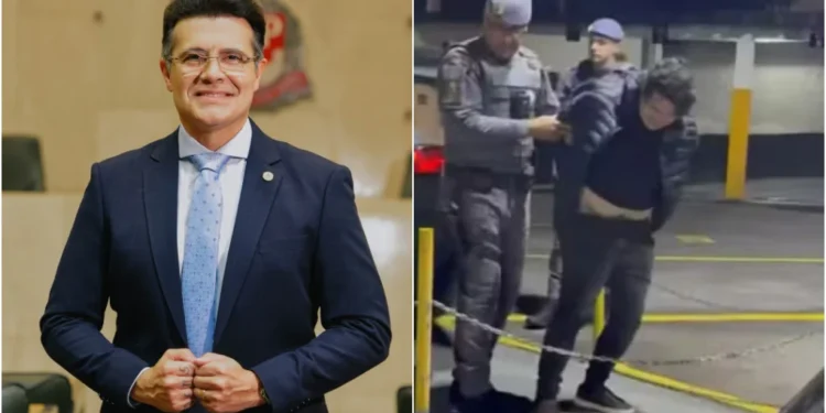 Deputado Marcelo Aguiar detido após disparo em casa noturna