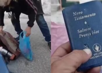 Bíblia salva homem de ser esfaqueado durante assalto no Ceará
