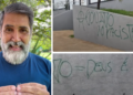 Após eleições, igreja em Brasília é alvo de pichações: “Perseguição e ódio à fé cristã”