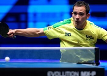 Após 2 vitórias, Calderano encara alemão nesta quinta no China Smash