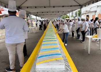 112 anos, 112 metros de bolo: Porto Velho prepara aniversário com sabor de tradição