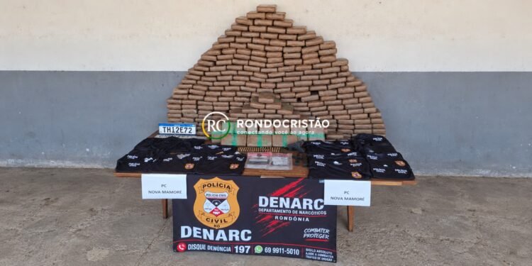 COMBATE AO TRÁFICO: Traficante foge durante operação e esposa é presa com quase 300 kg de skunk em Porto Velho