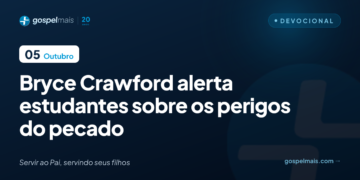 Bryce Crawford alerta estudantes sobre os perigos do pecado