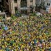 Campanha de Flávio Bolsonaro realiza manifestação na Paulista